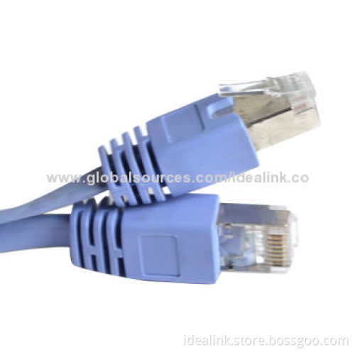 Cat5e FTP Patch Cord with Shield Color Code Patch Jumper Wire to Keystone Jack